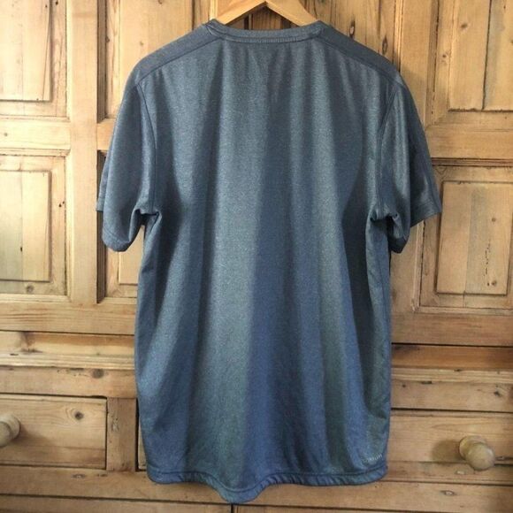 Adidas Mens Gray Climalite Basic Tee Shirt Athletic Workout Casual Size Large - Picture 6 of 9